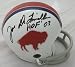 Joe DeLamielleure Autographed/Hand Signed Buffalo Bills Mini Helmet with HOF 03 Inscription