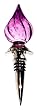 Amethyst Drop Wine Stopper