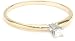 14k White or Yellow Gold Princess-Cut Solitaire Engagement Ring (.05 ct, I-J Color, I1-I2 Clarity)