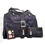 Lancome Makeup by Lancome, Navy Blue Handbag with Cosmetic case