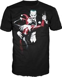 Mens Batman Joker & Harley Quinn Arkham Asylum T-shirt