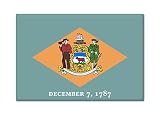 Delaware State Flag Refrigerator Magnet