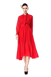 Summer Slit Fitted  Flared-Skirt Chiffon Prom Dress  With a Bow(s)