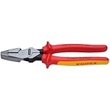 Knipex 0908240US 9-Inch High Leverage Linemans NE Style, 1000-Volt