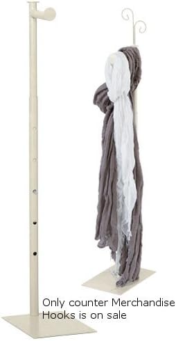 New Retails Ivory Countertop Merchandise Hooks with push button arm 24" to 36"