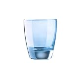 Libbey Classic Aqua 13 Oz DOF Glass Set of 4