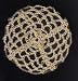 Beige Renaissance Inspired Crocheted Hair Bun Cover- LARGE