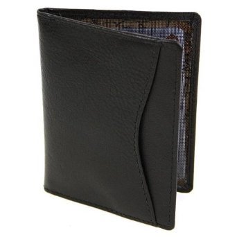 1643 Soft Nappa Leather - Travel Pass / Oyster Card Holder (5307 17) - Black