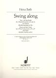 Produkt-Bild: Swing along: Tanz- und Jazzduette. 2 Blasinstrumente in B oder Es (Klarinetten, Saxophone, Trompeten, Fl&uuml;gelh&ouml;rner, H&ouml;rner) und Klavier; Harmonie- und ... 2. Stimme in Es (Alt-Saxophon, Horn in Es).