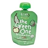 Ella's Kitchen Organic Smoothie Fruits, The Green One, 3-Ounce Pouches (Pack of 7)