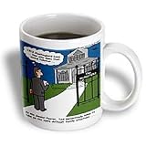 Rich Diesslins Funny Religious Light Cartoons - Difficult Pastoral Home Visists - Mugs
