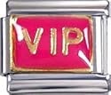 Italian Charms Module VIP - auf rotem Untergrund mit Goldrand modul
 by Kult-Schmuck!