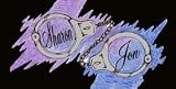 AIRBRUSHED LICENSE PLATES - HANDCUFFS License Plate- #657