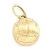 Volleyball Charm 14k Gold 8mm