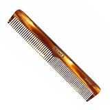 Kent Hand-Made 158mm Coarse/Fine General Grooming Comb - 2T