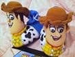 Disney Toy Story Sheriff Woody Plush Comfy Socktop Slippers Shoes, Kids Shoe Size 9-10, Great for Halloween Costume