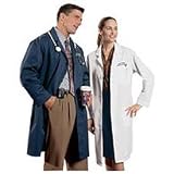 Unisex Lab Coat - Navy Small
