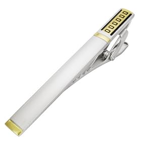 The Stainless Steel Jewellery Shop - Fashion 3-tone Tie Clip - Includes FREE... by 