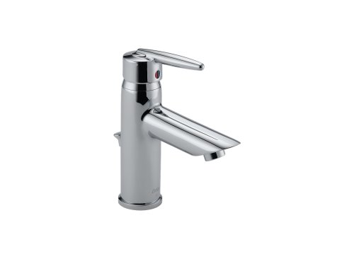 Delta Grail Single-Handle Lavatory Faucet, Chrome #585