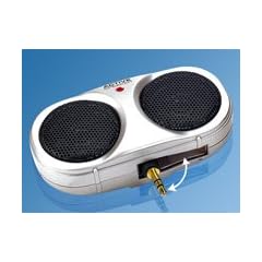 Q-Sonic Portabler Aktiv-Stereo-Lautsprecher wei�