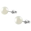 Sterling Silver 7mm Fresh Water Pearl Stud Earrings