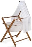 Cariboo Bassinet Veil and Arm In Teak