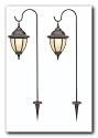 Brinkmann - Solar Gallery Metal Series - Victorian Solar Powered LED Garden Accent Light (2-Light Set) (822-1504-2)