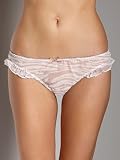 Blush Wild Heart Thong Zebra
