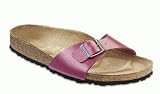 Birkenstock slippers Madrid from Birko-Flor in Graceful Camelia Rose with a narrow insole