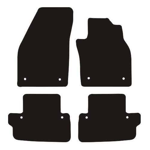 VOLVO C70 (AUTO) CAR FLOOR MATS Feb 2006- (8 
