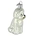Old World Christmas Bichon Frise Glass Blown Ornament for Christmas Tree
