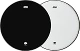 Attack Ocheltree No Overtone Bass Drumhead Pack, Coated / Black 20 - B000N6MK72