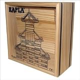Kapla Building Blocks Natural Wood 40 Piece Set