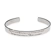 Mens Stainless Steel Serenity Prayer Cuff Bracelet