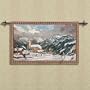 Winter Mountain Chapel Wall Tapestry