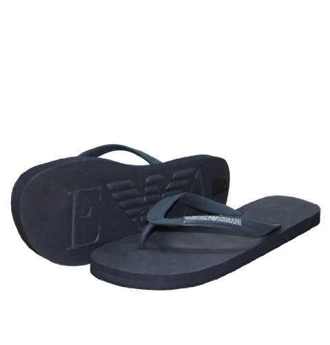 Emporio Armani 211301 3P484 Mens Flip Flops SS13 Marine UK8