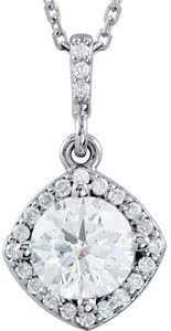 14K Yellow Gold, Mounting, Round, 05.80 Mm, None, Semi-Polished, Pendant Mtg With Accent Bail