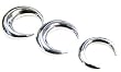 316L Surgical Stainless Steel Tribal Plug, 2g - Sold as a Pair
