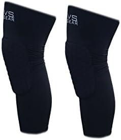 Versus Gear Extended Leg Sleeves with Knee Pads Antislip Compression (Large-XL)
