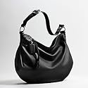 AUTHENTIC COACH ALI LEATHER HOBO 13655 (Black/Silver)