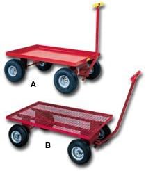 Little Giant Products - Div. O, A) Solid Steel Deck - 24 X 36" Deck Size, Hldw2436-8Pn, Cap. (Lbs.): 1000, Wheel Size: 8 X 3.00", Wheel Type: Pneumatic, Wt. (Lbs.): 66, Ldw2436-8Pn