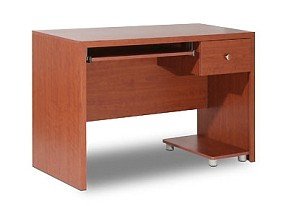 Contemporary Style Autumn Cherry Finish Desk