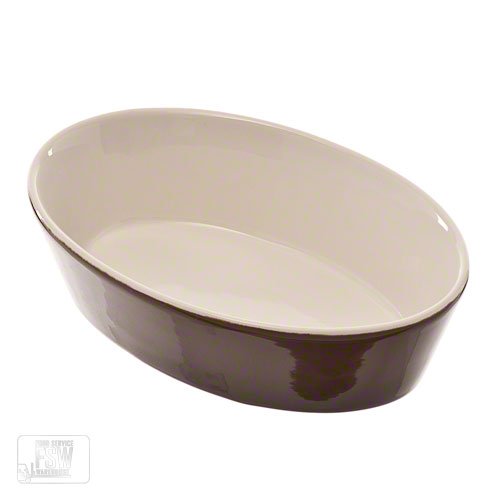 Browne Foodservice (564004BR) - 9 oz Oval Baker Dish