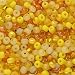 Czech Seed Beads 6/0 ''Daffodil Yellow'' Mix Lemon (1 Ounce)