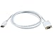 Monoprice 6ft 28AWG DisplayPort to VGA Cable - White