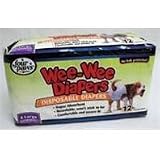 Wee Wee Diapers For Dogs, X-Large White