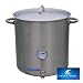 30qt Polarware Brew Kettle w/ Valve & Thermometer