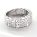 0.50 Carat Round Diamond Wedding Ring in 18ct Solid White Gold