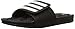 adidas Men's Adissage 2.0 Slides Sandal, Black/White/Black, 10