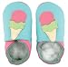 Bobux Original Soft Eco-Leather Infant/Toddler Shoes Aqua Ice Cream Cone